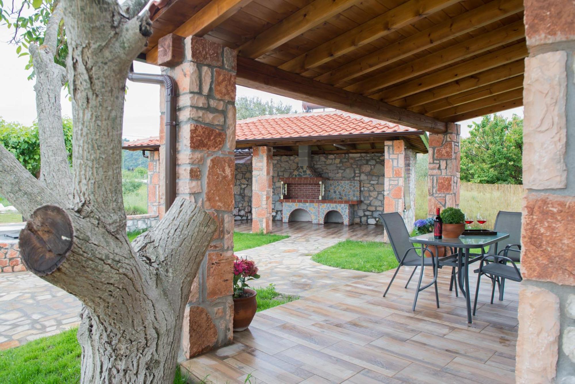הוילה אורמוס פנגיאס Patiria House מראה חיצוני תמונה